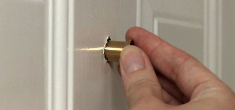 peephole door repair in Keystone