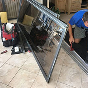 sliding glass door frame repair Keystone
